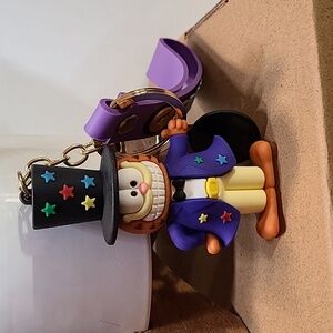 Garfield the Cat Magician Keychain‎ Top Hat Charm Collectible Novelty